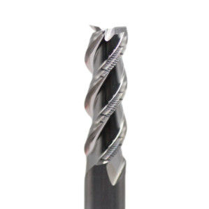 Buon prezzo 18mm Dia HRC55 3 flauti Flat Carbide End Mills per l'alluminio senza rivestimento Lunghezza di taglio 45mm 18*45*18*100 per personalizzazione in linea
