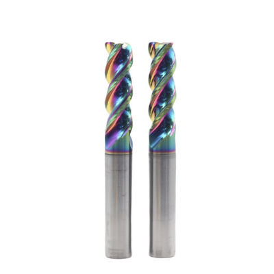 Buon prezzo 10C0.5*75 3Flutes DLC Coating High Efficiency Solid Carbide Dynamic End Mill per l'alluminio integrato con lavorazione grezza e precisione in linea