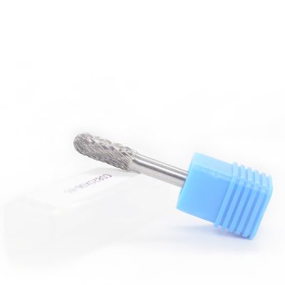 Buon prezzo SC Cylindrical Radius Tungsten Carbide Burrs 8mm*20mm With 6mm Shank Standard Double Cut in linea