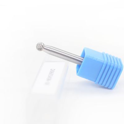 Buon prezzo D-Ball Shape Tungsten Carbide Burrs Ball Shape 6mm*5mm standard double cut with 6mm shank in linea