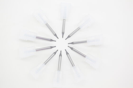 Buon prezzo Frese a microdiametro a elica variabile da 0,047" a 3 taglienti per leghe di alluminio, rivestimento PVD in lega di rame in linea