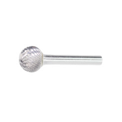 19mm Cut Dia D-Ball Shape Carbide Burrs With 8mm Shank Dia  Double Cut Carbide Rotary Burr