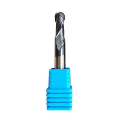Buon prezzo 3 mm R1.5*3*6*3*50 2 Flutes Ball End Mill AITiN Rivestito per acciaio al carbonio, acciaio legato, acciaio inossidabile, ghisa in linea