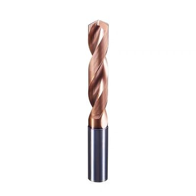 Buon prezzo HRC55 Solid Carbide Drill Bit 3D Carbide di Tungsteno Torsion Drill per metallo rivestito con TiSiN in linea