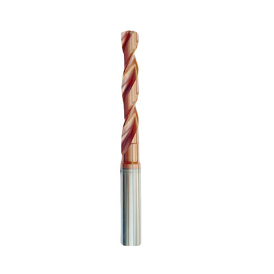 Buon prezzo Foratura a carburo solido rivestita con TiSiN 5D HRC55 Perforatore a carburo di tungsteno per metallo in linea