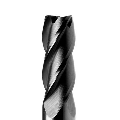 Buon prezzo HRC45 Cnc 3 mm Flusso di fresatura 4 flauti Flat Milling Machine Tool Flat End Mill AITiN Rivestimento in linea
