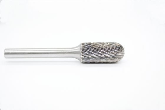Buon prezzo Fabbricazione di pezzi di carburo di tungsteno con fine di raggio cilindrico 3/8