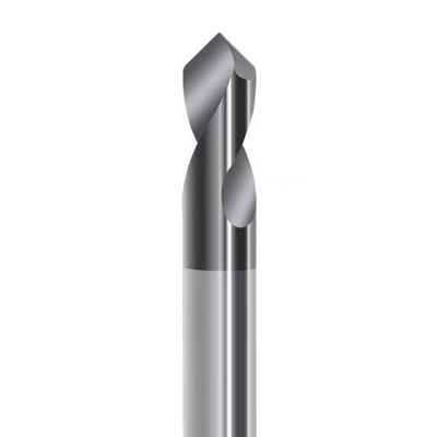 Buon prezzo HRC45 2 flauti AITiN NC Spotting Drill Bit Precision Machining Solid Carbide Drill Bit in linea