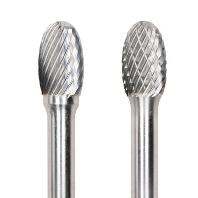 Buon prezzo SE 12mm Carbide Burr Die Grinder Bit Carbide Burr di tungsteno File rotativo di forma ovale su 8mm Shank in linea
