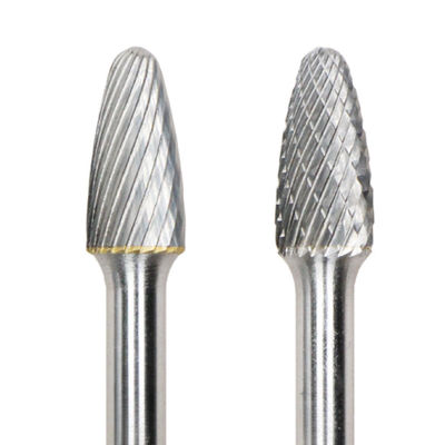 Buon prezzo SF Forma dell'albero, raggio, fine, singolo taglio, scafo di carburo di tungsteno con canna da 6 mm in linea