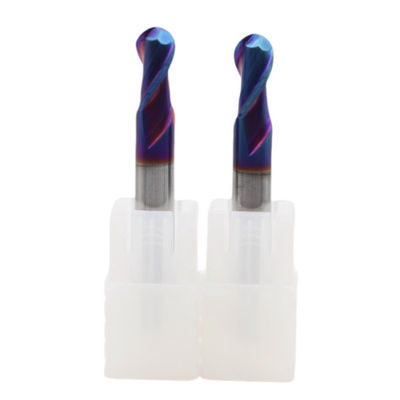 Buon prezzo HRC 65 R1.5*3*6*3*50 Dia TiAISiN Rivestito con 2 flauti in linea