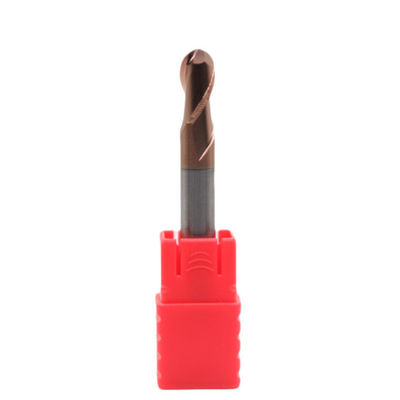Buon prezzo 8 mm Dia R4*8*16*8*150L 2Flutes TiAISiN Carbide Ball Nose End Mill Per Acciaio al Carbonio Legato Acciaio Fuso in linea
