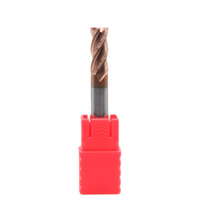 Buon prezzo 4 mm di diametro 4*10*4*50 TiAISiN Rivestito 4 flauti piatti Carburo Quadratura Finitura di finitura per acciaio al carbonio Acciaio legato Acciaio ghisa in linea