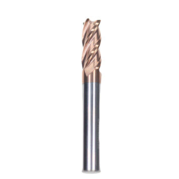Buon prezzo 12*30*12*75 TiAISiN rivestito 4 flauti piatti Carbide Quadrato End Mill per Acciaio al Carbonio Legato Acciaio Fuso Ferro Taglio Diametro 12mm in linea