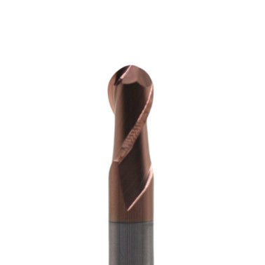 Buon prezzo 20mm Dia R10*20*40*20*100L 2 flauti TiAISiN Carbide Ball Nose End Mill Per Acciaio al Carbonio Legata Acciaio Fuso in linea