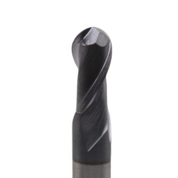 Buon prezzo 16 mm 2 Flutes Ball End Mill R8*16*32*16*100 2 Flutes Ball End Mill AITiN Rivestito per acciaio al carbonio, acciaio legato, acciaio inossidabile, ghisa in linea