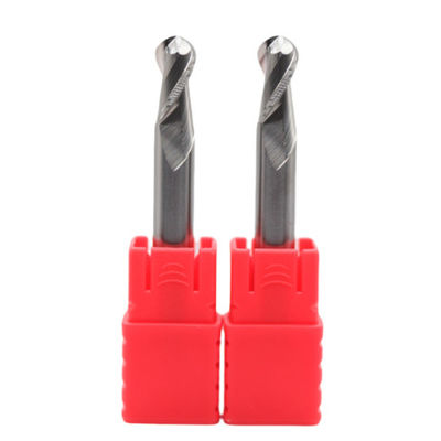 Buon prezzo HRC 55° R2,5*5*10*5*75 2 flauti Flusso di sfera Fusole per alluminio senza rivestimento in linea
