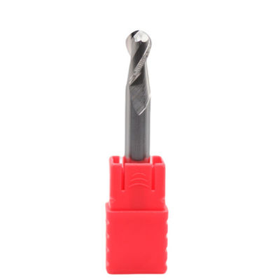 Buon prezzo HRC 55° R3*6*12*6*150L 2 flauti Molino di fine naso a sfera per alluminio senza rivestimento in linea