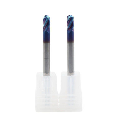 Buon prezzo Macchine di lavorazione grezza 4 flauti HRC 65 R2*4*8*4*75 TiAISiN Rivestito di carburo in linea
