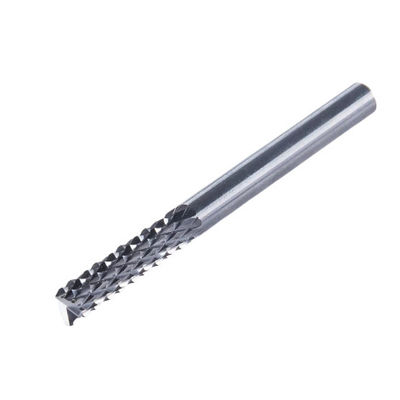 Buon prezzo 4.0*12*50L Carburo massiccio massiccio denti finitura mulino CNC router in linea