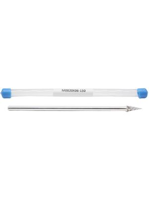 Buon prezzo M0820-150mm Frese in metallo duro a stelo da 6mm estese, frese in metallo duro a doppia incisione standard in linea