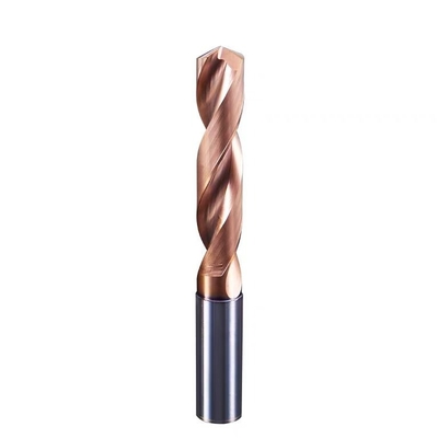 Buon prezzo HRC55 Solid Carbide Drill Bit 3D Carbide di Tungsteno Torsion Drill per metallo rivestito con TiSiN in linea