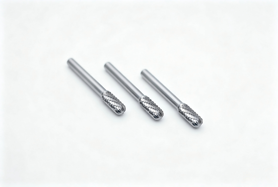 Buon prezzo Sbavature in carburo con raggio cilindrico personalizzato diametro 9,5 mm con doppio taglio standard con gambo da 6 mm in linea